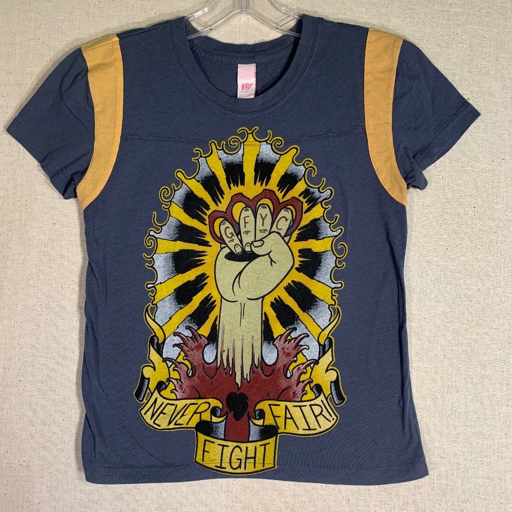 Fist, Never Fight Fair tee shirt